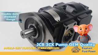 Pompa idraulica doppia Parker / JCB 3CX 20/903200 di qualità OEM