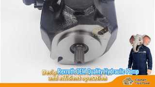 Visualizza la demo della pompa idraulica di controllo DR Rexroth New Aftermarket A10VSO18 A10VO18 DR di qualità OEM