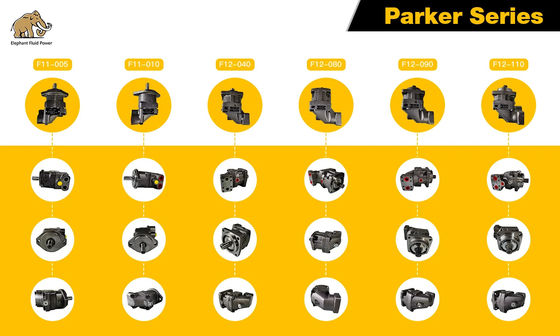 F11 Serie F12 Motore idraulico F12-125-MF-IV-D-000-000-0