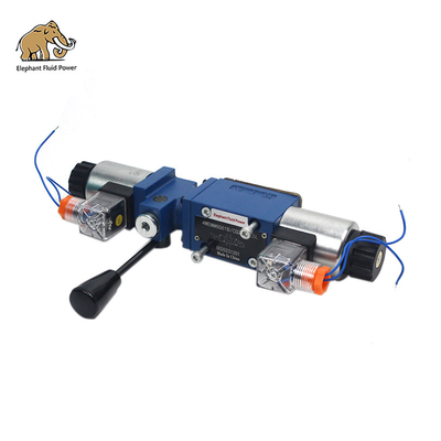 Valvola di inversione di solenoide idraulica elettro manuale non controllata Rexroth 4WE6J61B CG24N9Z5L