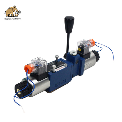 Valvola di inversione di solenoide idraulica elettro manuale non controllata Rexroth 4WE6J61B CG24N9Z5L