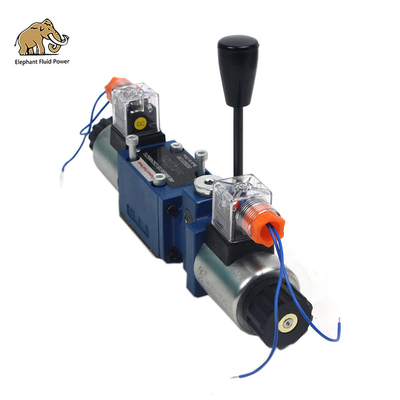 Valvola di inversione di solenoide idraulica elettro manuale non controllata Rexroth 4WE6J61B CG24N9Z5L