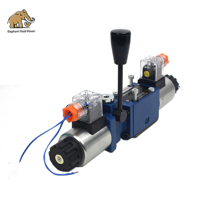 Valvola di inversione di solenoide idraulica elettro manuale non controllata Rexroth 4WE6J61B CG24N9Z5L
