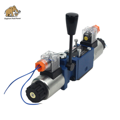 Valvola di inversione di solenoide idraulica elettro manuale non controllata Rexroth 4WE6J61B CG24N9Z5L