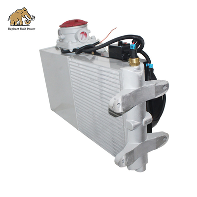 In magazzino Radiatore di raffreddamento dell'olio del miscelatore di calcestruzzo 18L 20L 24L 26L Ventilatore, per camion miscelatore di calcestruzzo Produzione, riparazione