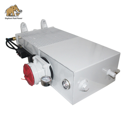 In magazzino Radiatore di raffreddamento dell'olio del miscelatore di calcestruzzo 18L 20L 24L 26L Ventilatore, per camion miscelatore di calcestruzzo Produzione, riparazione