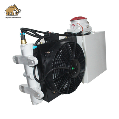 In magazzino Radiatore di raffreddamento dell'olio del miscelatore di calcestruzzo 18L 20L 24L 26L Ventilatore, per camion miscelatore di calcestruzzo Produzione, riparazione