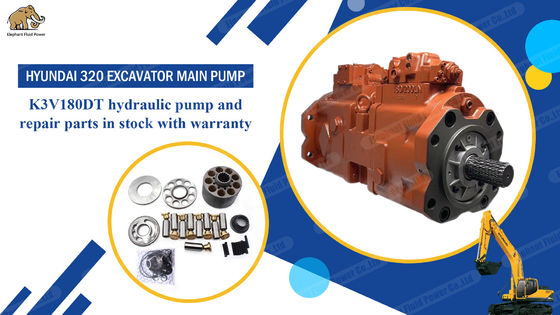 Parti di pompe idrauliche di qualità OEM per Hyundai 320 Excavator K3V180Dt 31N9-10010 Pompa principale